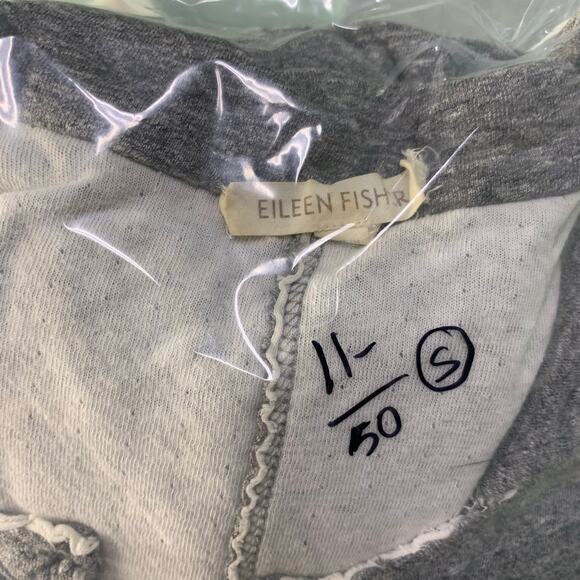 Eileen Fisher Double Layer Ripple‎ Knit Notch Collar Jacket SZ Small - Picture 8 of 8